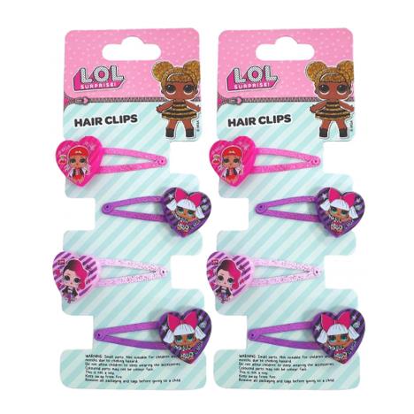 LOL Surprise Hair Clips (Pack of 4) £1.29